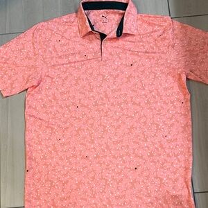 Puma Men's Coral Polo Shirt